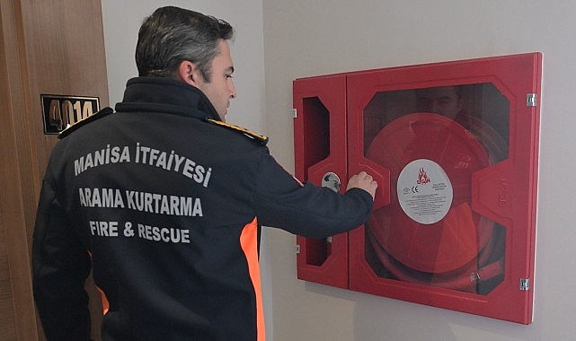Manisa’da yangın güvenliği için denetimler devam ediyor