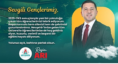 Başkan Arı’dan Üniversiteyi Kazanan Öğrencilere Tebrik
