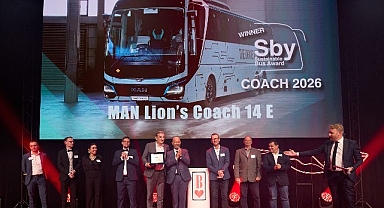 MAN Lion’s Coach E, “2026 Yılının Sürdürülebilir Otobüsü” seçildi
