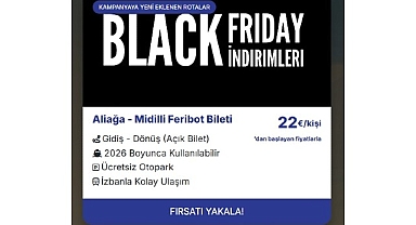 Aliağa- Midilli Seferleri İçin Özel Kasım Ayı Fırsatları Başladı