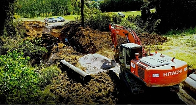 Toramanlar’da sulama suyu toprakla buluştu