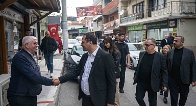 Başkan Eşki Çamdibi’nde saha mesaisinde