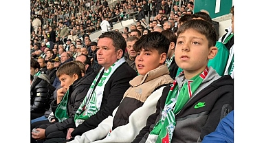 Başkan Erkan Aydın Bursaspor Coşkusunu Çocuklarla Yaşadı