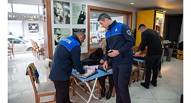 Karşıyaka Zabıtası’ndan işgal denetimi