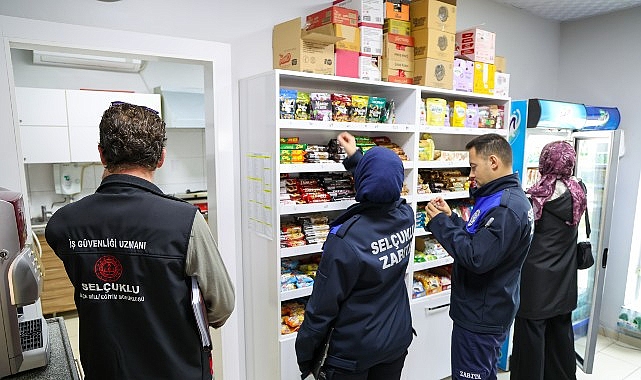 Selçuklu’da Okul Kantinlerine Denetimler Sürüyor
